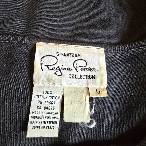 Vintage Regina Porter & Clichy Top & Skirt Set in Black - Picture 9 of 16